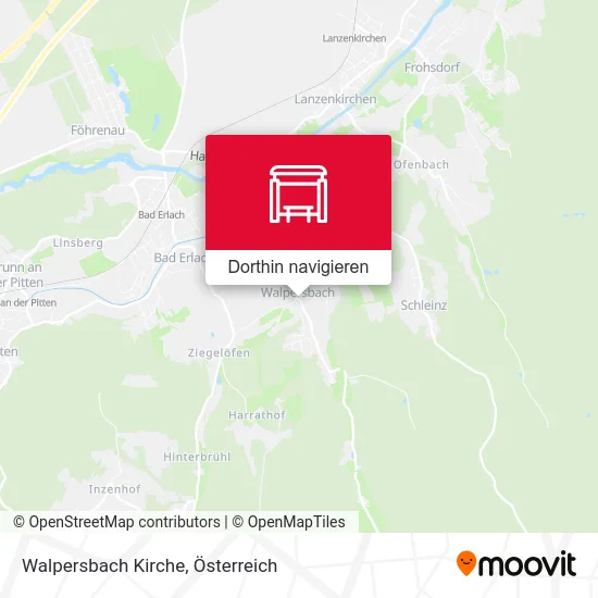 Walpersbach Kirche Karte