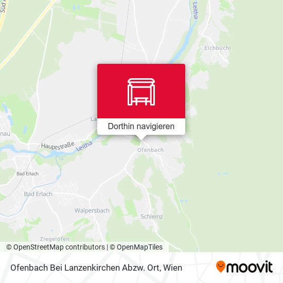Ofenbach Bei Lanzenkirchen Abzw. Ort Karte