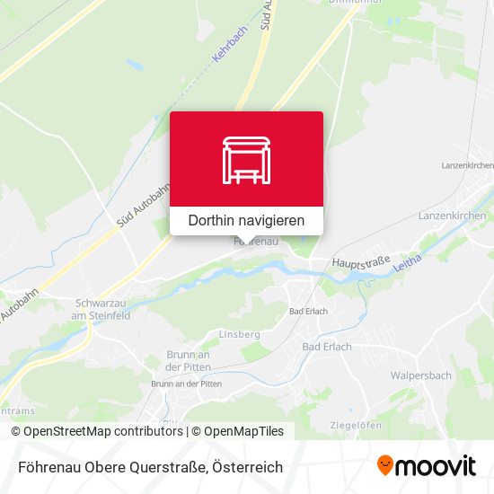 Föhrenau Obere Querstraße Karte