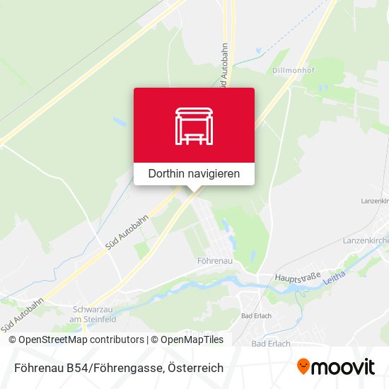 Föhrenau B54/Föhrengasse Karte