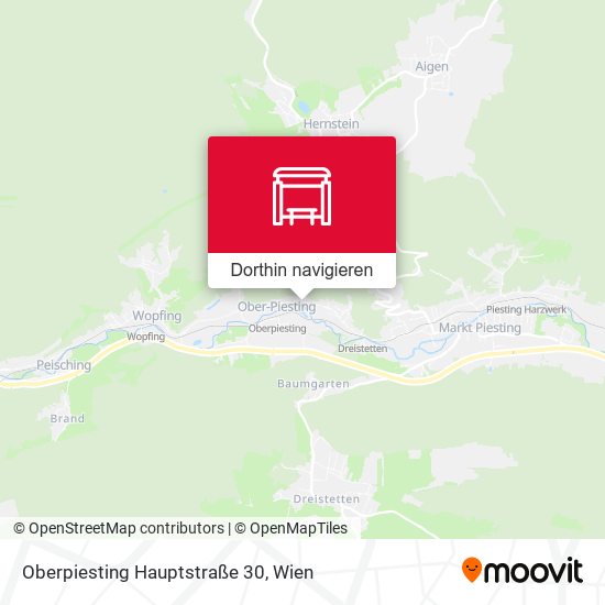 Oberpiesting Hauptstraße 30 Karte