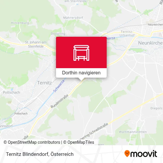 Ternitz Blindendorf Karte