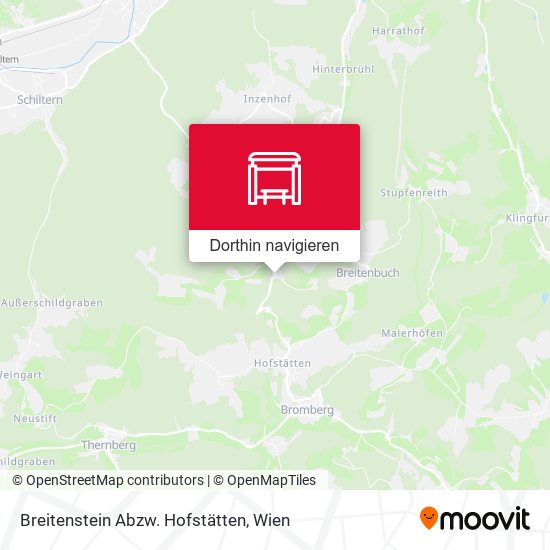 Breitenstein Abzw. Hofstätten Karte