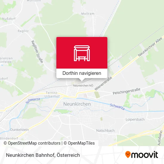 Neunkirchen Bahnhof Karte