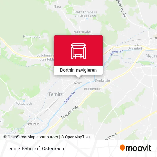 Ternitz Bahnhof Karte