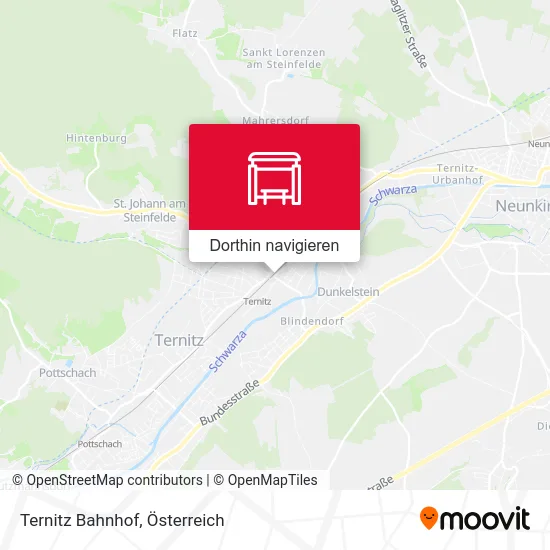 Ternitz Bahnhof Karte