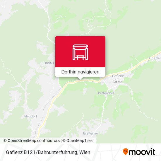 Gaflenz B121/Bahnunterführung Karte
