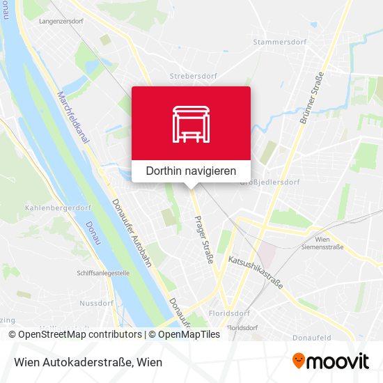 Wien Autokaderstraße Karte