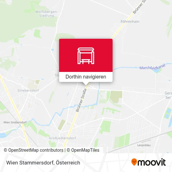 Wien Stammersdorf Karte