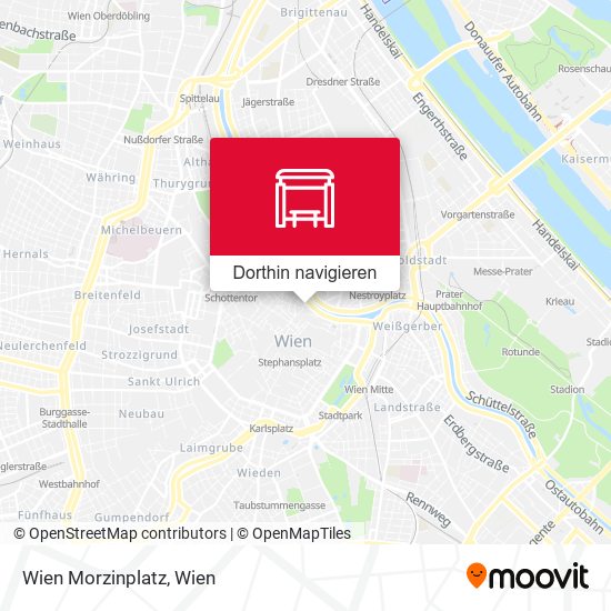 Wien Morzinplatz Karte