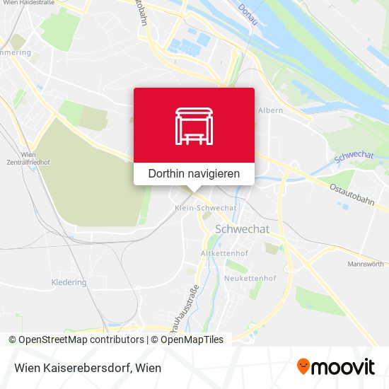 Wien Kaiserebersdorf Karte