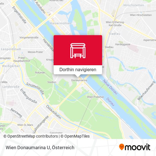 Wien Donaumarina U Karte