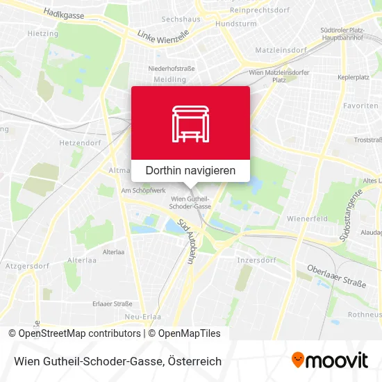 Wien Gutheil-Schoder-Gasse Karte