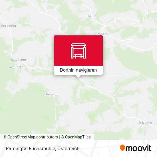 Ramingtal Fuchsmühle Karte