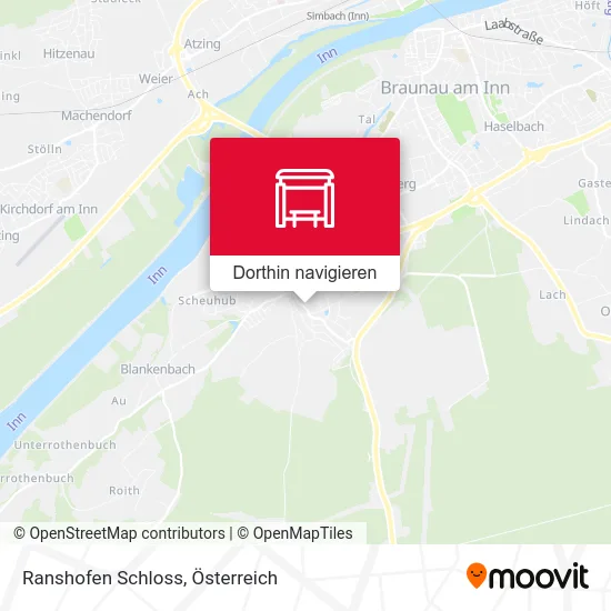 Ranshofen Schloss Karte