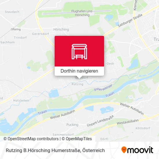 Rutzing B.Hörsching Humerstraße Karte