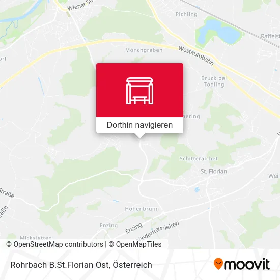 Rohrbach B.St.Florian Ost Karte