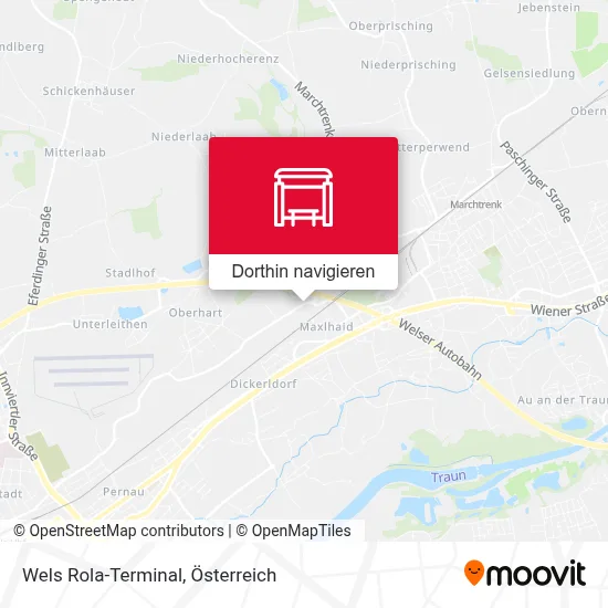 Wels Rola-Terminal Karte