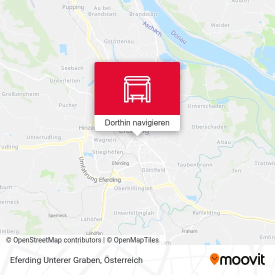 Eferding Unterer Graben Karte