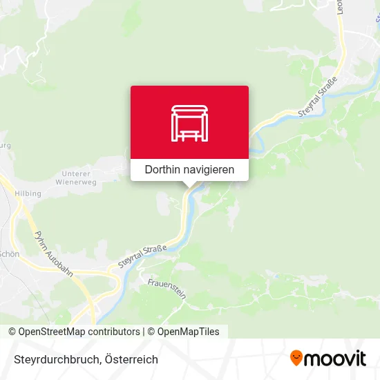 Steyrdurchbruch Karte