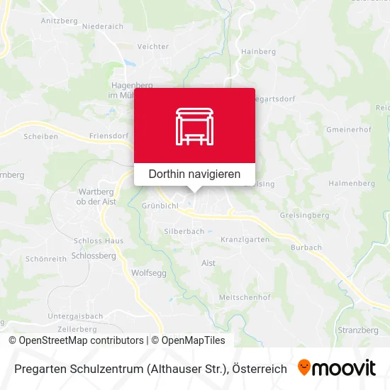 Pregarten Schulzentrum (Althauser Str.) Karte