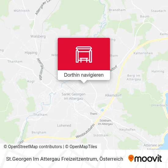 St.Georgen Im Attergau Freizeitzentrum Karte
