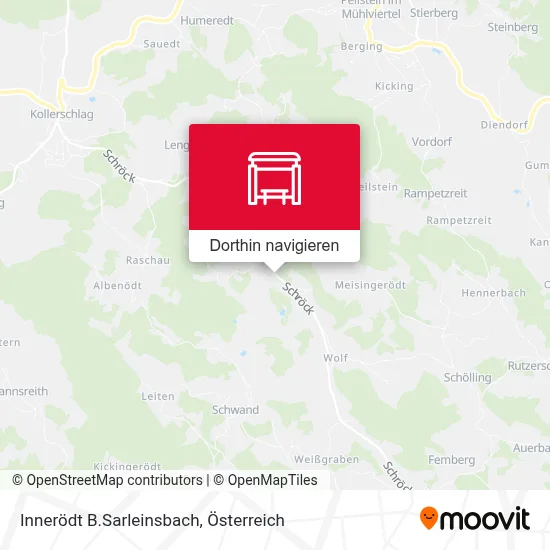 Innerödt B.Sarleinsbach Karte