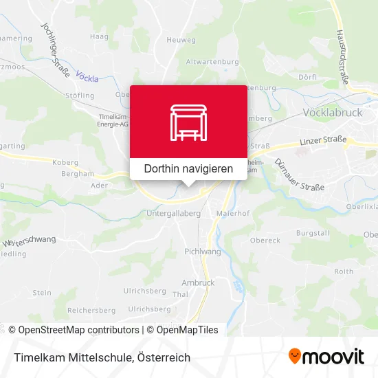Timelkam Mittelschule Karte