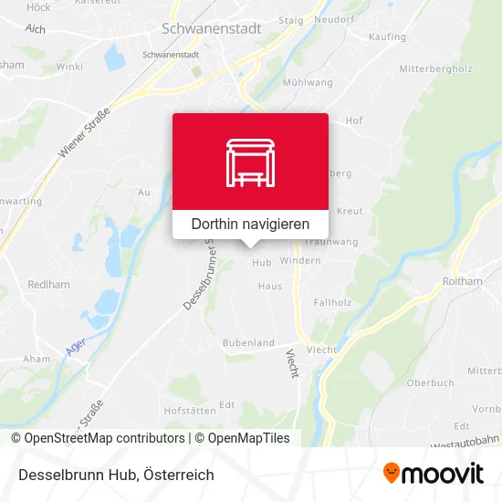 Desselbrunn Hub Karte
