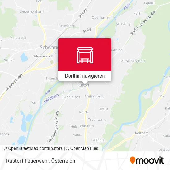 Rüstorf Feuerwehr Karte