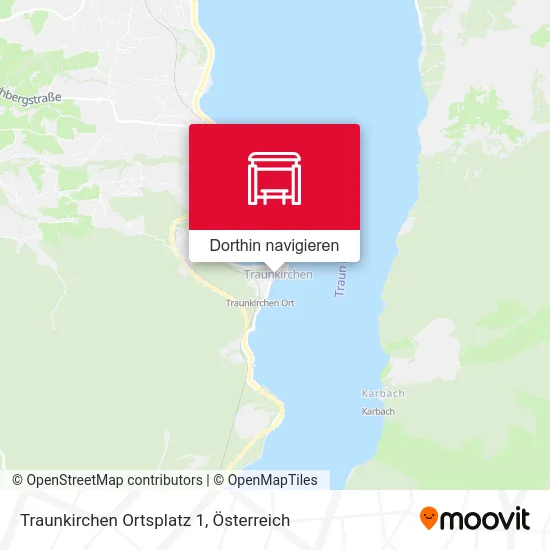 Traunkirchen Ortsplatz 1 Karte