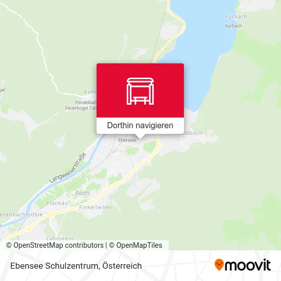Ebensee Schulzentrum Karte