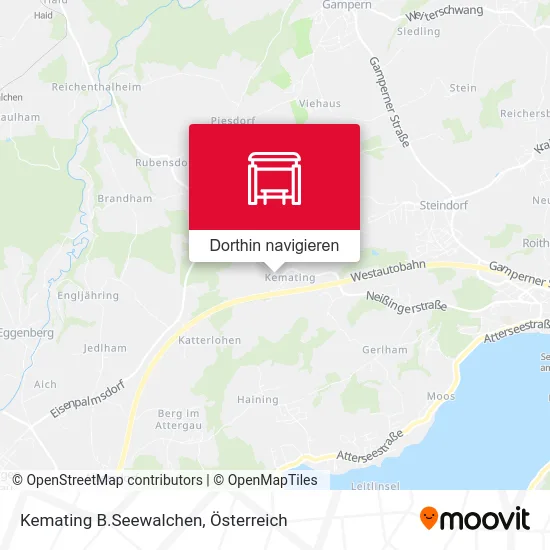 Kemating B.Seewalchen Karte
