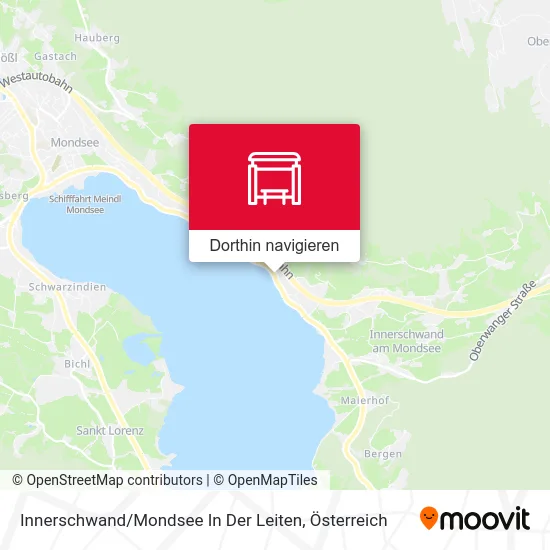 Innerschwand / Mondsee In Der Leiten Karte