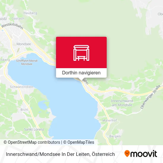 Innerschwand / Mondsee In Der Leiten Karte