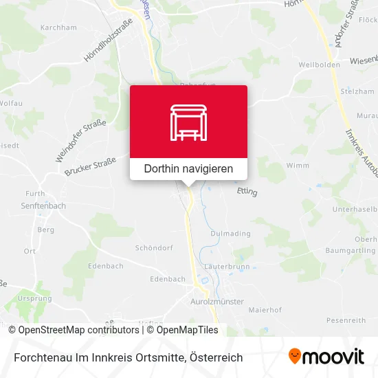 Forchtenau Im Innkreis Ortsmitte Karte