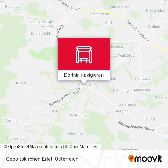 Geboltskirchen Erlet Karte