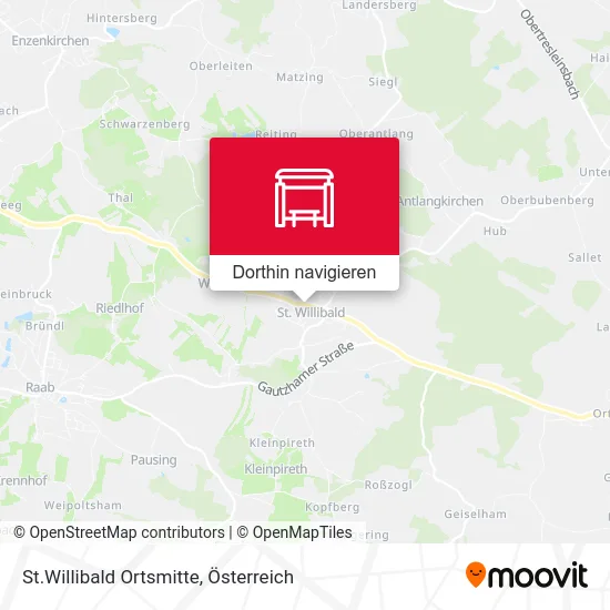 St.Willibald Ortsmitte Karte