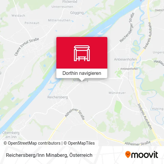 Reichersberg/Inn Minaberg Karte
