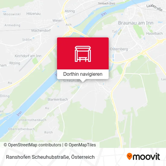 Ranshofen Scheuhubstraße Karte