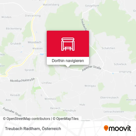 Treubach Radlham Karte