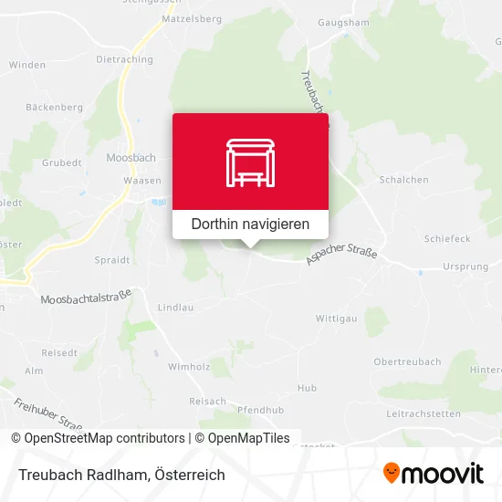 Treubach Radlham Karte