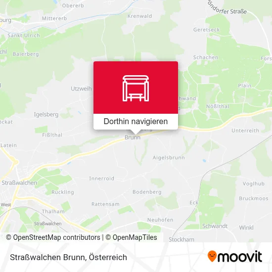 Straßwalchen Brunn Karte