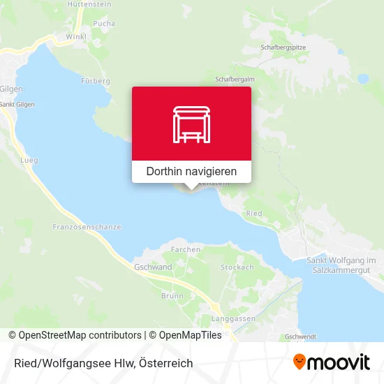 Ried/Wolfgangsee Hlw Karte