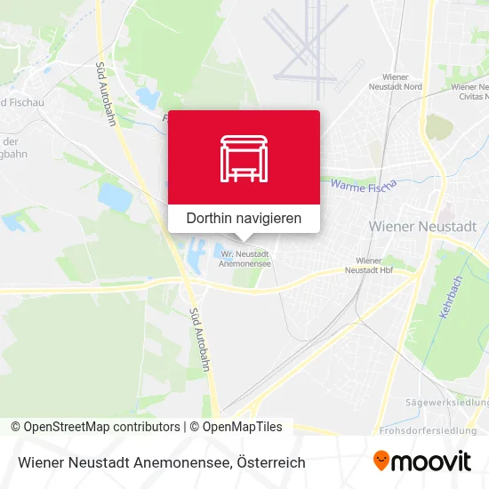 Wiener Neustadt Anemonensee Karte