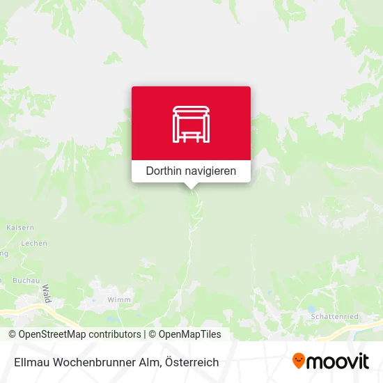 Ellmau Wochenbrunner Alm Karte