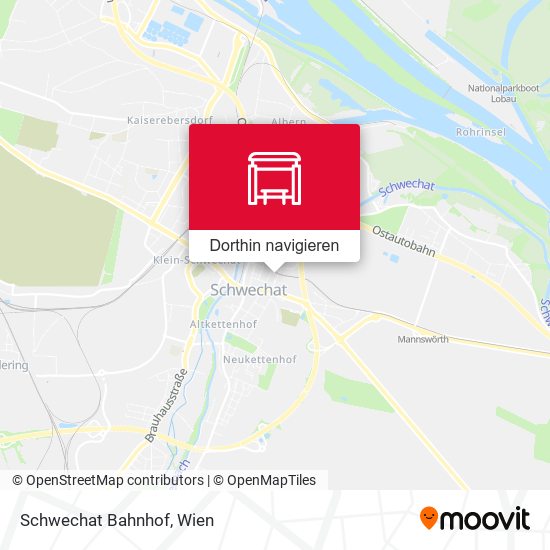 Schwechat Bahnhof Karte