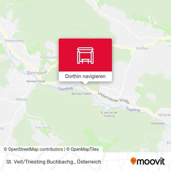 St. Veit/Triesting Buchbachg. Karte