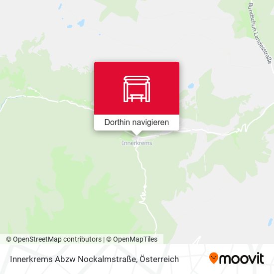 Innerkrems Abzw Nockalmstraße Karte