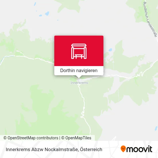 Innerkrems Abzw Nockalmstraße Karte